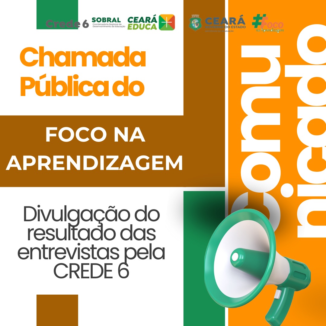 CHAMADA para composição de banco de Profissionais da Educação para